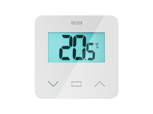TECE-TECEfloor-Raumbediengeraet-Temperatur-und-Feuchte-LCD-Display-weiss-77420053 gallery number 1